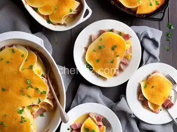 Scalloped Potatoes with Ham