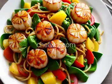 Scallops Primavera