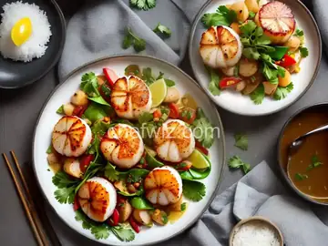 Scallops a la Peking House