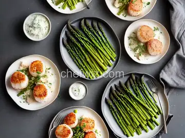 Scallops with Asparagus