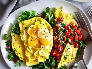 Scrambled Egg Omelet