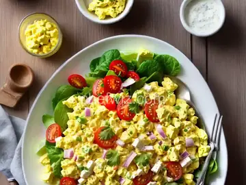 Scrambled Egg Salad