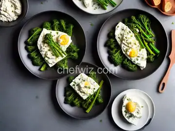 Scrambled Eggs With Ricotta and Broccolini