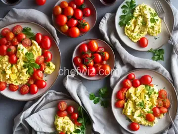 Scrambled Eggs and Tomatoes
