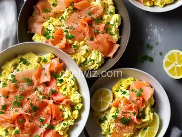 Scrambled Eggs with Smoked Salmon