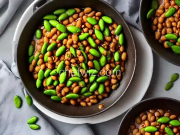 Scrumptious Fried Edamame (Soy Beans)