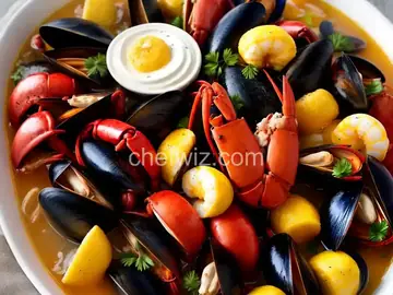 Seafood Boil with Lobsters and Mussels