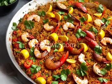 Seafood and Chorizo Paella