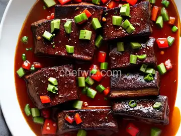 Seared Boneless Short Ribs with Salsa Criolla