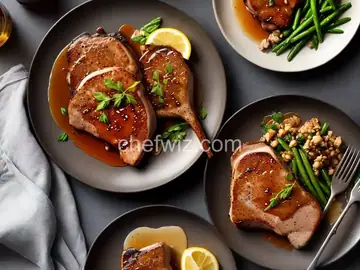Seared Pork Chops with Maple Syrup Sauce