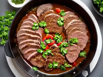 Seared Round Steak