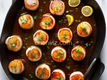 Seared Scallops with a Quick Lemony Pan Sauce