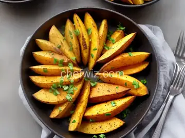 Seasoned Baked Potato Wedges