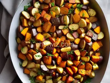 Seasoned Roasted Root Vegetables