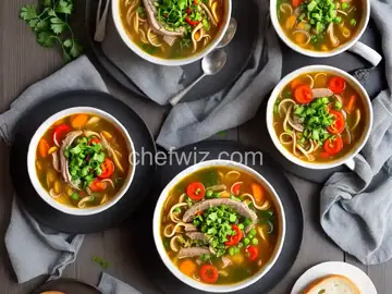 Sensational Turkey Noodle Soup