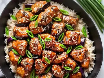 Sesame Chicken and Eggplant Recipe