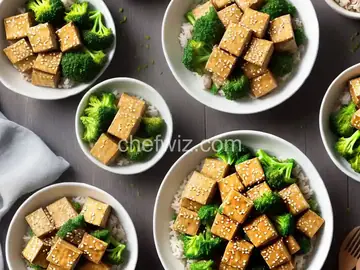 Sesame Tofu With Broccoli