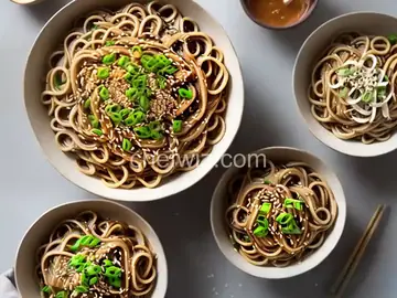 Sesame Udon Noodles