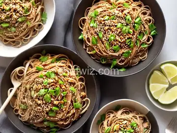 Sesame and Peanut Noodles
