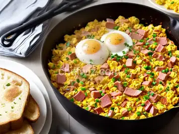 Sharon's Egg and Ham Scramble