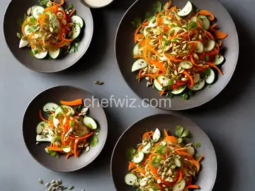 Shaved Carrot and Radish Salad With Herbs and Pumpkin Seeds