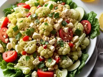 Shaved Cauliflower Salad