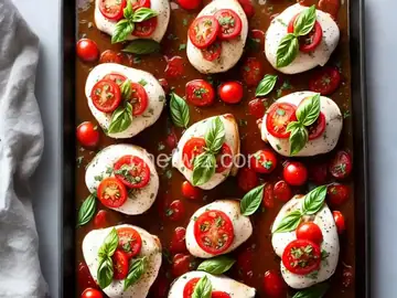 Sheet Pan Caprese Chicken
