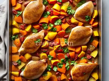 Sheet Pan Chicken a L'Orange