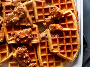 Sheet-Pan Chicken and Waffles