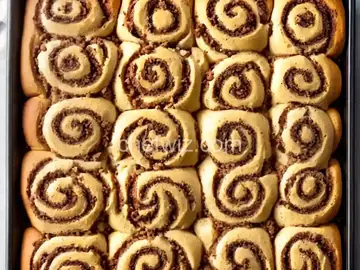 Sheet Pan Cinnamon Rolls