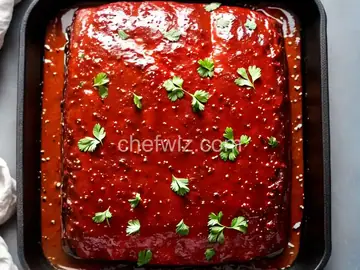 Sheet-Pan Glazed Meatloaf