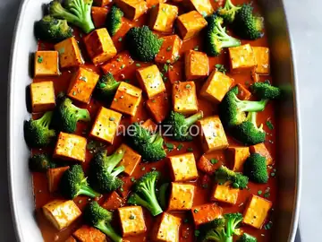 Sheet-Pan Orange Tofu and Broccoli