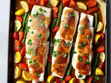 Sheet Pan Roasted Cod