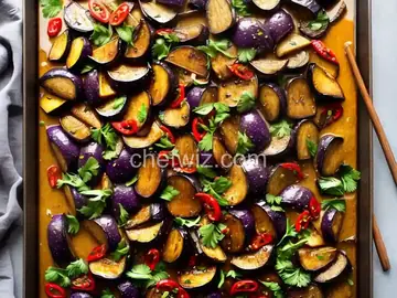 Sheet Pan Roasted Japanese Eggplant