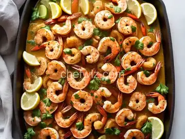 Sheet Pan Shrimp Scampi