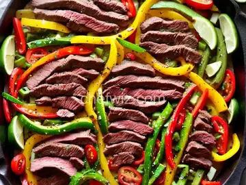 Sheet-Pan Skirt Steak Fajitas Recipe
