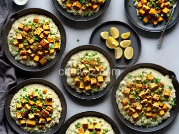 Sheet-Pan Spiced Cauliflower and Tofu With Ginger Yogurt Recipe