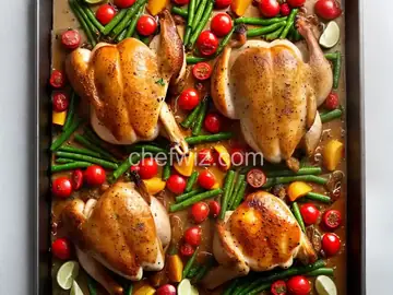 Sheet Pan Spring Chicken Dinner