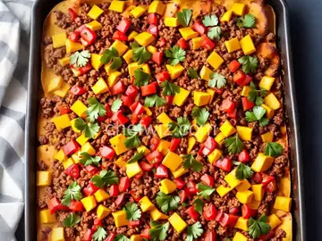 Sheet Pan Taco Bake