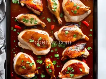 Sheet Pan Vinegar Chicken