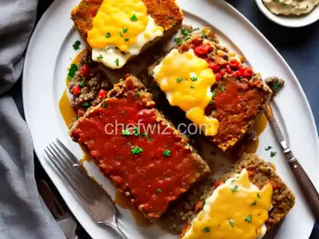 Shepherd's Pie Meatloaf With Parmesan Potato Crust and Stilton Sauce Recipe