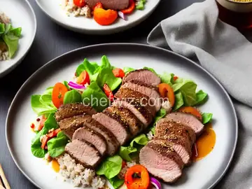 Shichimi-Seared Pork Tenderloin
