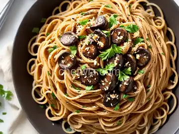 Shiitake Angel Hair Pasta