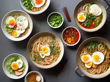 Shin Ramen with Poached Egg