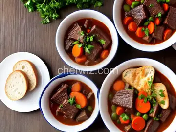 Short Rib Stew with Vegetables and Port