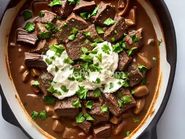 Short Rib Stroganoff