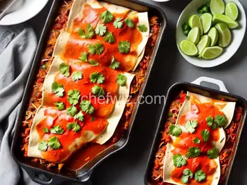 Shortcut Chicken Enchiladas