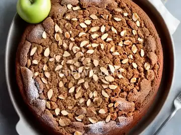 Shredded Apple Spelt Cake