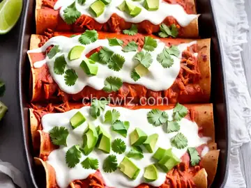 Shredded Beef Enchiladas