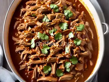Shredded Pork in Ancho-Orange Sauce (Chilorio) from 'Pati's Mexican Table'